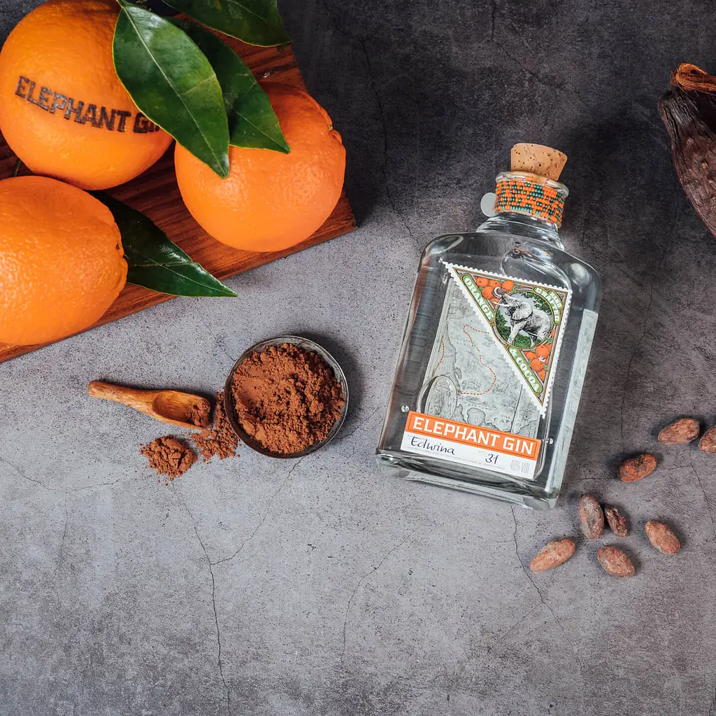 Джин Elephant Gin Orange & Cocoa 40% 0.5 л - фото 8