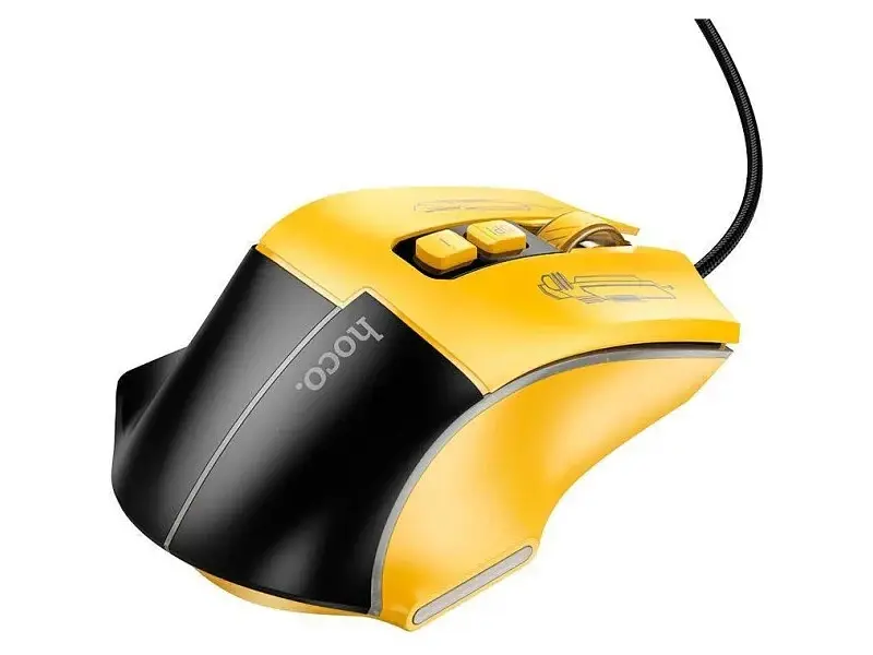 Миша Hoco GM31 Overlord Luminous Black&Yellow (6942007629201) - фото 2