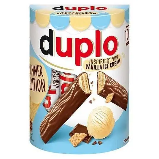 Шоколадні батончики Duplo Vanilla Ice Cream 182 г