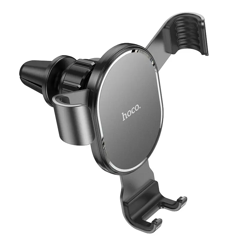 Автотримач для телефону HOCO CA56 Plus Armor metal gravity car holder чорний - фото 2