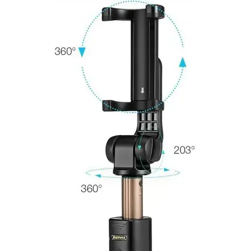 Селфі-монопод Remax RP-P9 штатив 3 в 1 Bluetooth - фото 2