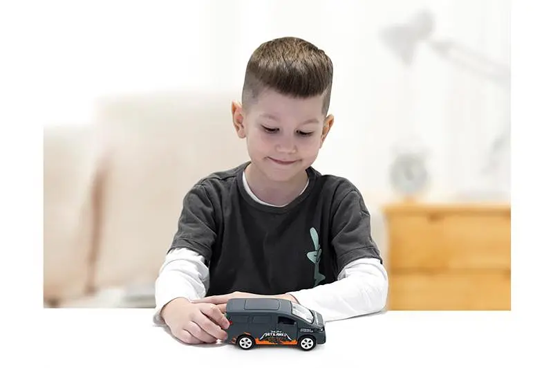 Іграшковий мікроавтобус Toyota Alphard 1:40 серії Шеврони Героїв KM6011 TechnoDrive - фото 3