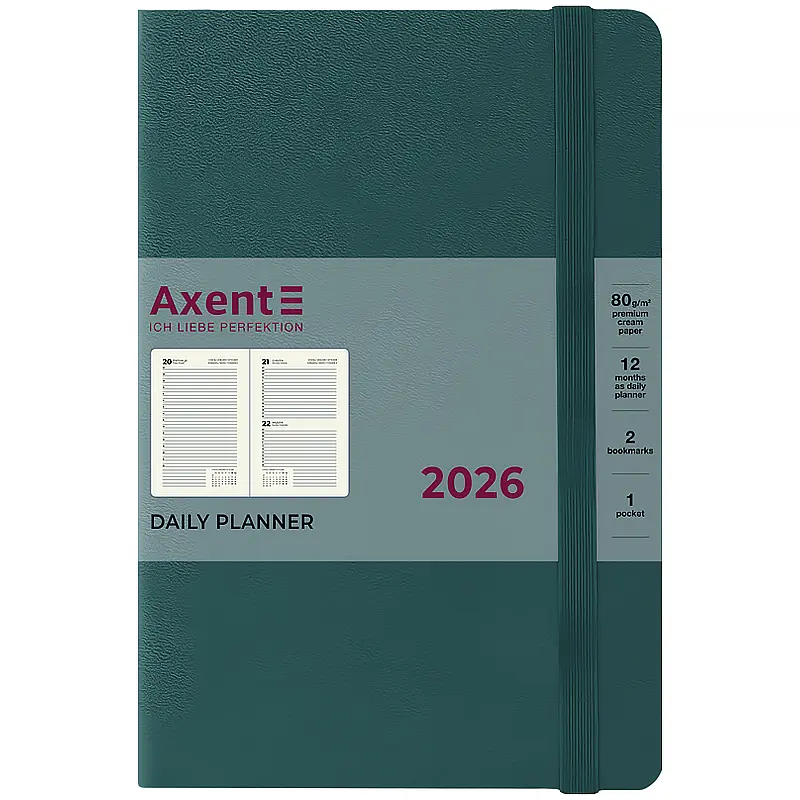 Щоденник Axent 2026 Partner Strong 145х210 мм лазурний (8819-26-63-A) - фото 2