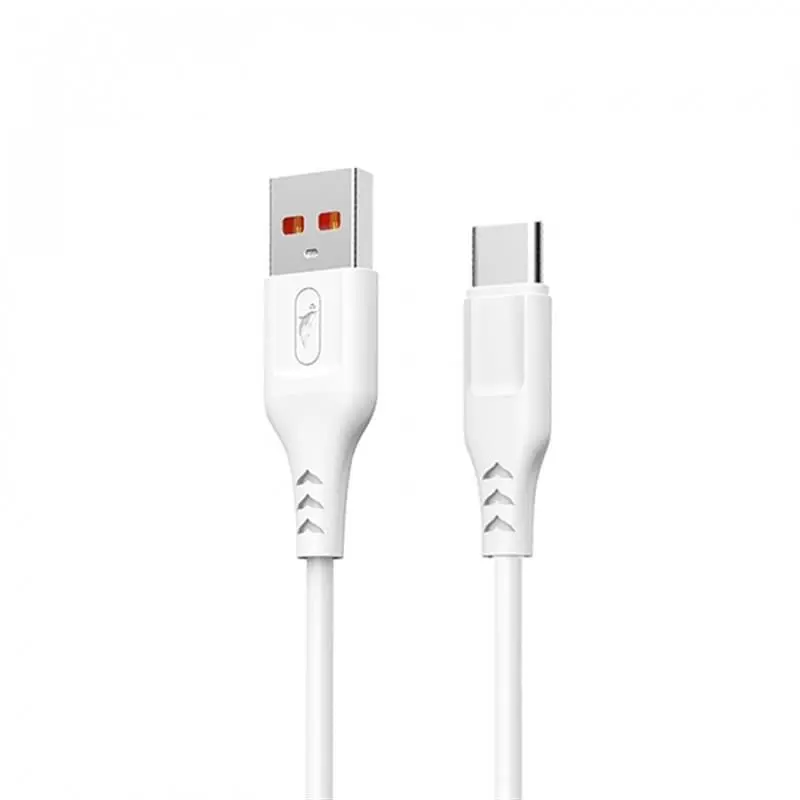 Кабель SkyDolphin S61TB USB - USB Type-C (M/M), 2 м, White (SDUSB-000447) - фото 2