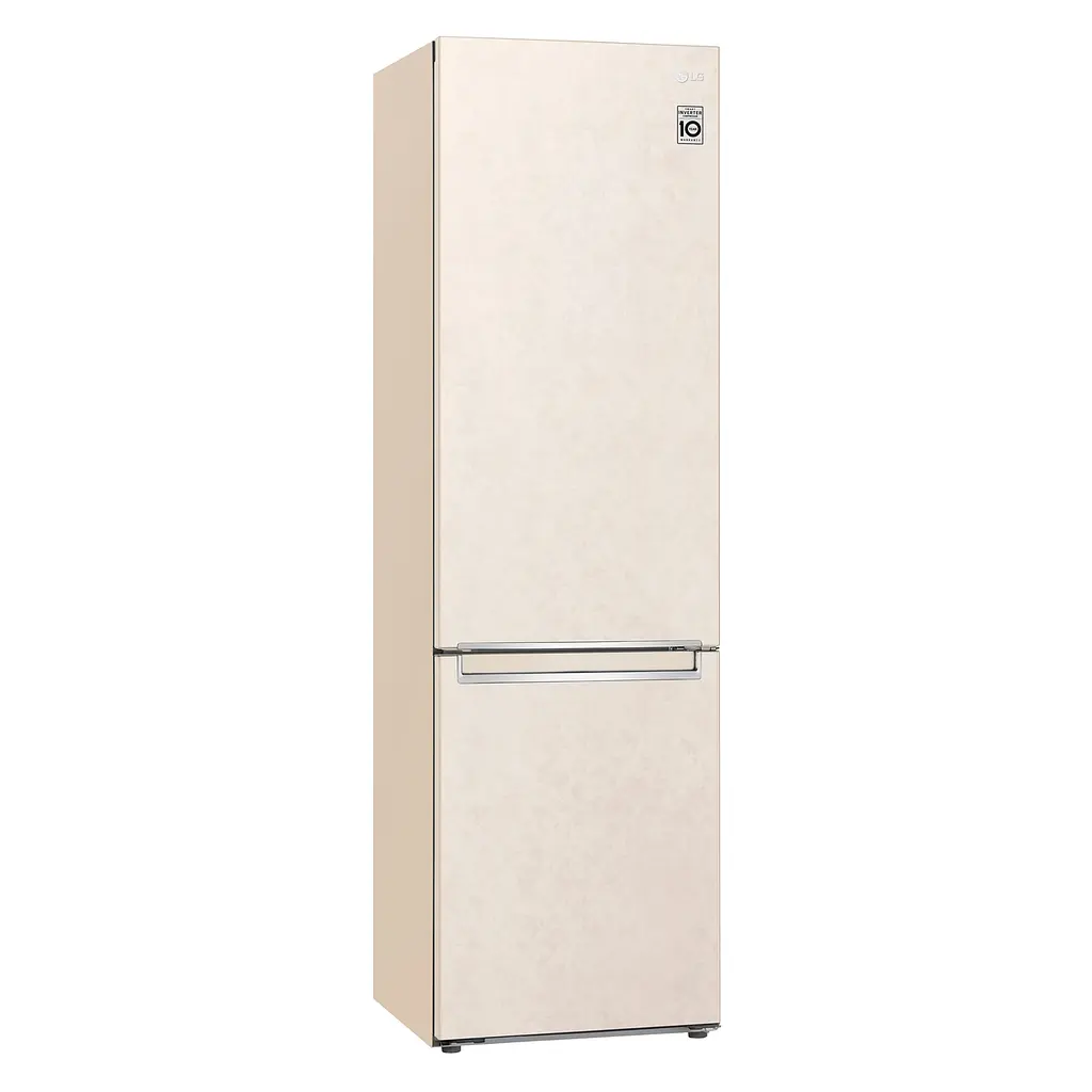 Холодильник LG 203x60х68 холодильное отделение 277 л морозильное отделение 107 л 2 дверь А+ NF бежевый (GC-B509SECL) - фото 10