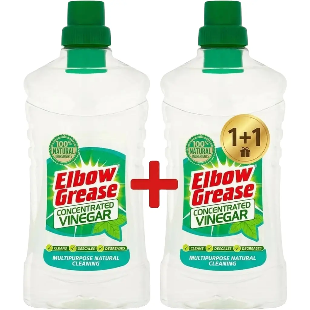 Набір концентрованого засобу для прибирання Elbow Grease Concentrated Vinegar 750 мл + 750 мл
