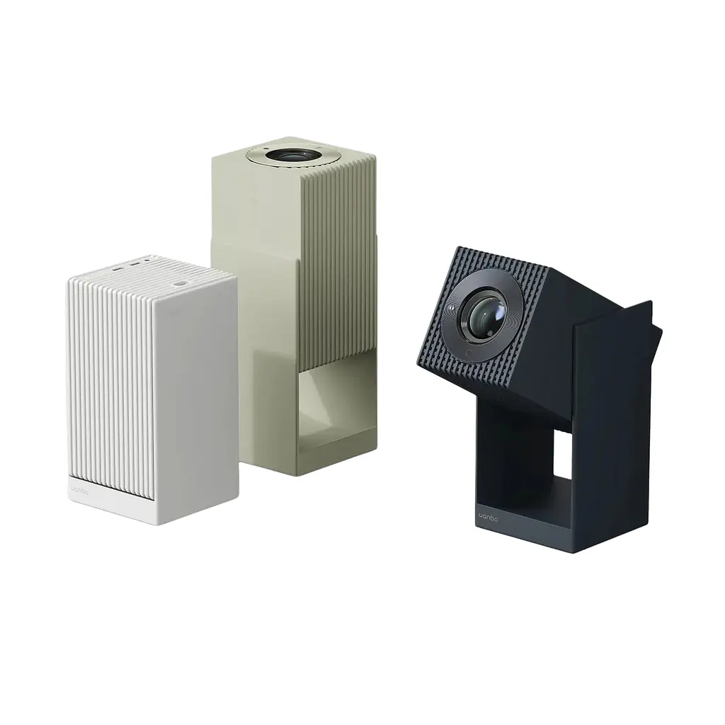 Портативний смарт-проєктор Wanbo Cube 2 Pro / 1920x1080 / 500 ANSI lm / Android TV 11.0 / Wi-Fi / Bluetooth / Темно-синій - фото 5