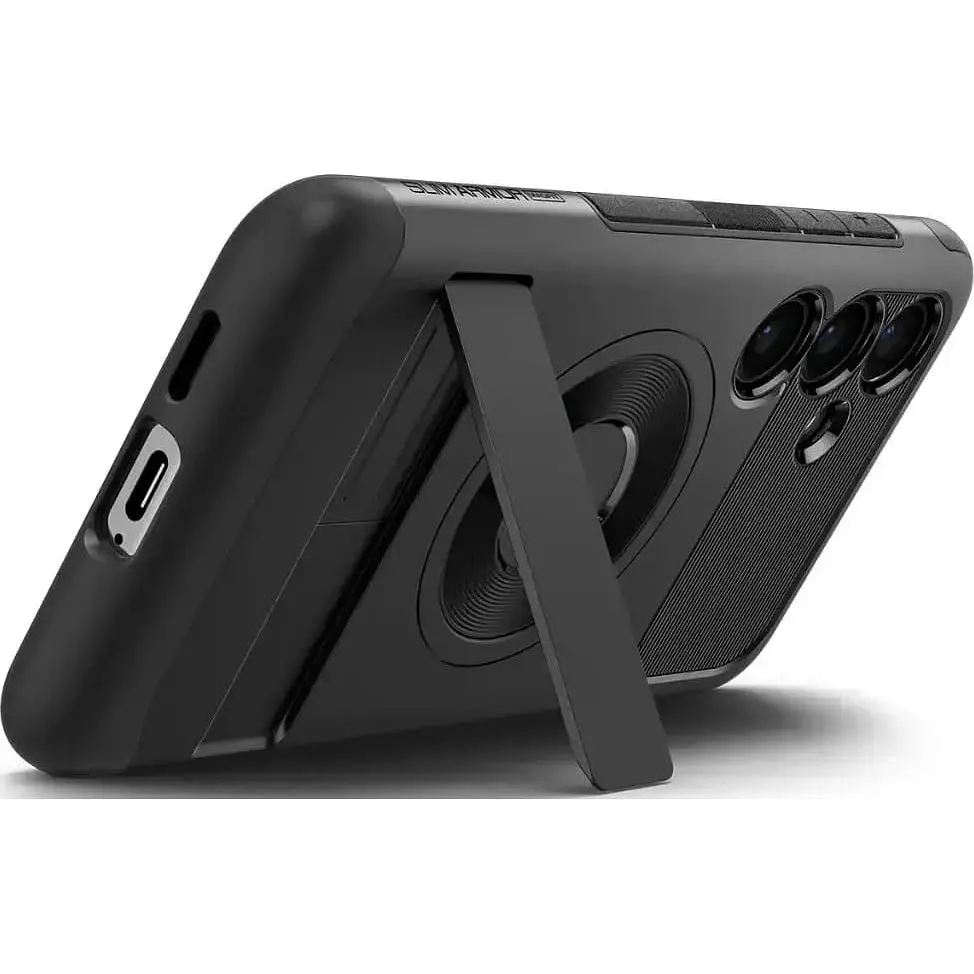 Протиударний чохол із підставкою для Samsung Galaxy Magfit MagsSafe для Samsung Galaxy S24 (S921) Black ACS07203 - фото 5