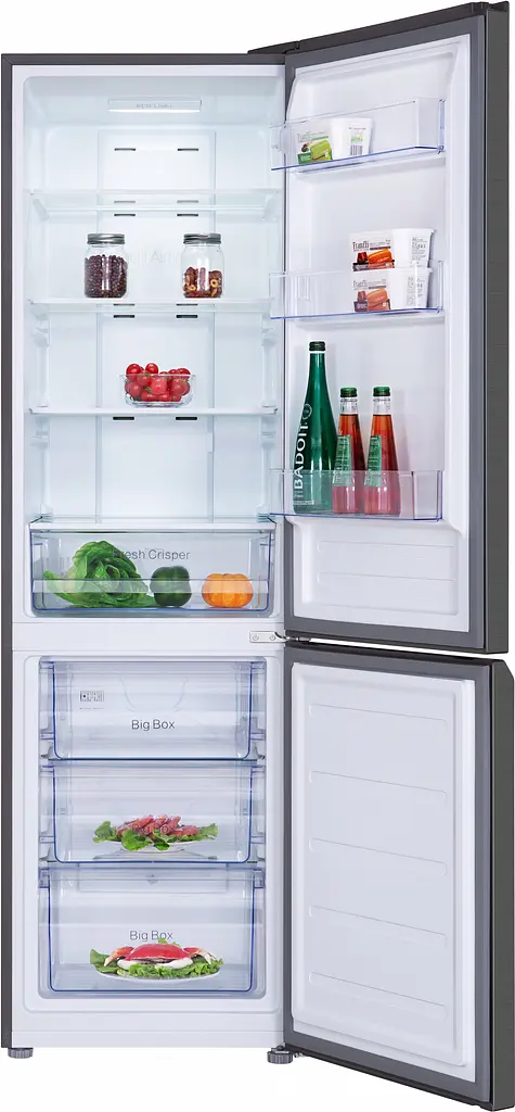 Холодильник TCL RB275GM1110 183х55х63см 2 двери Х- 203 л М- 72 л A+ NF нержавіюча сталь (RB275GM1110) - фото 6