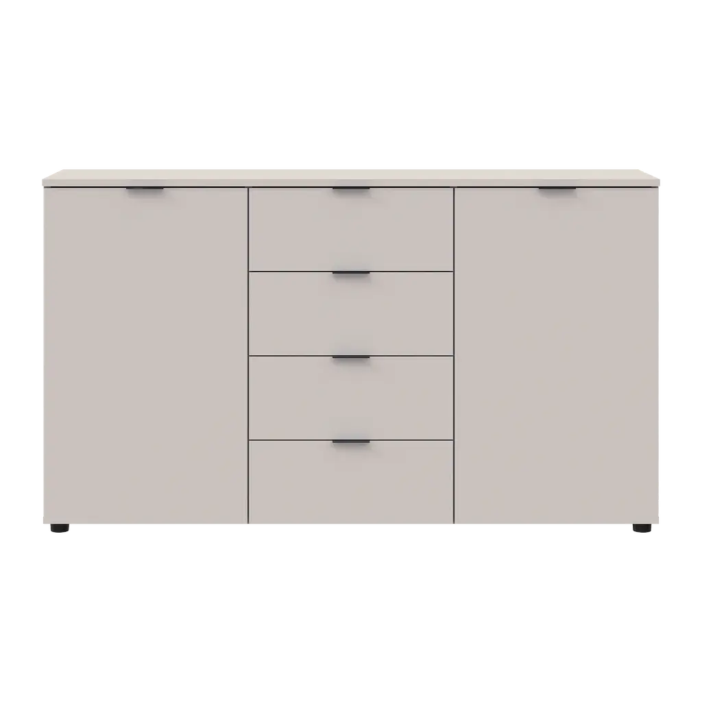 Комод Doros Рон 5 2 фасада 4 ящика Кашемир 140х38х81 см (41516047) - фото 3