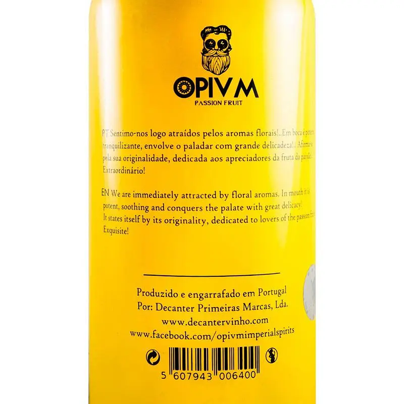 Джин Opivm Passion Fruit 37.5% 0.7 л - фото 2