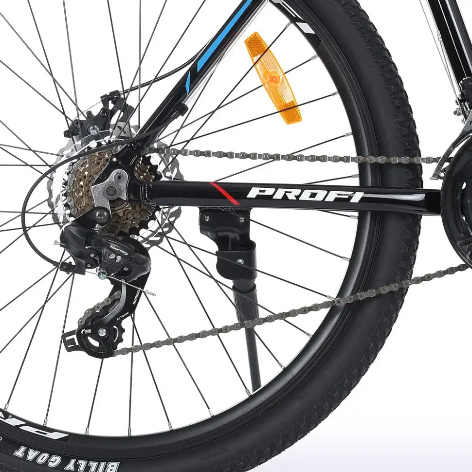 Велосипед "EVEREST" PROF1 G275EVEREST A275.127,5 д. Алюм.рама 19 ", SHIMANO 21SP, алюм.DB, CS TZ500, чорний - фото 6