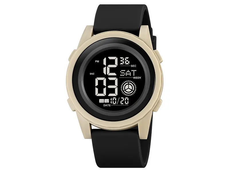 Чоловічий наручний годинник 2082KHBK Khaki-Black Skmei acs0030315 - фото 2