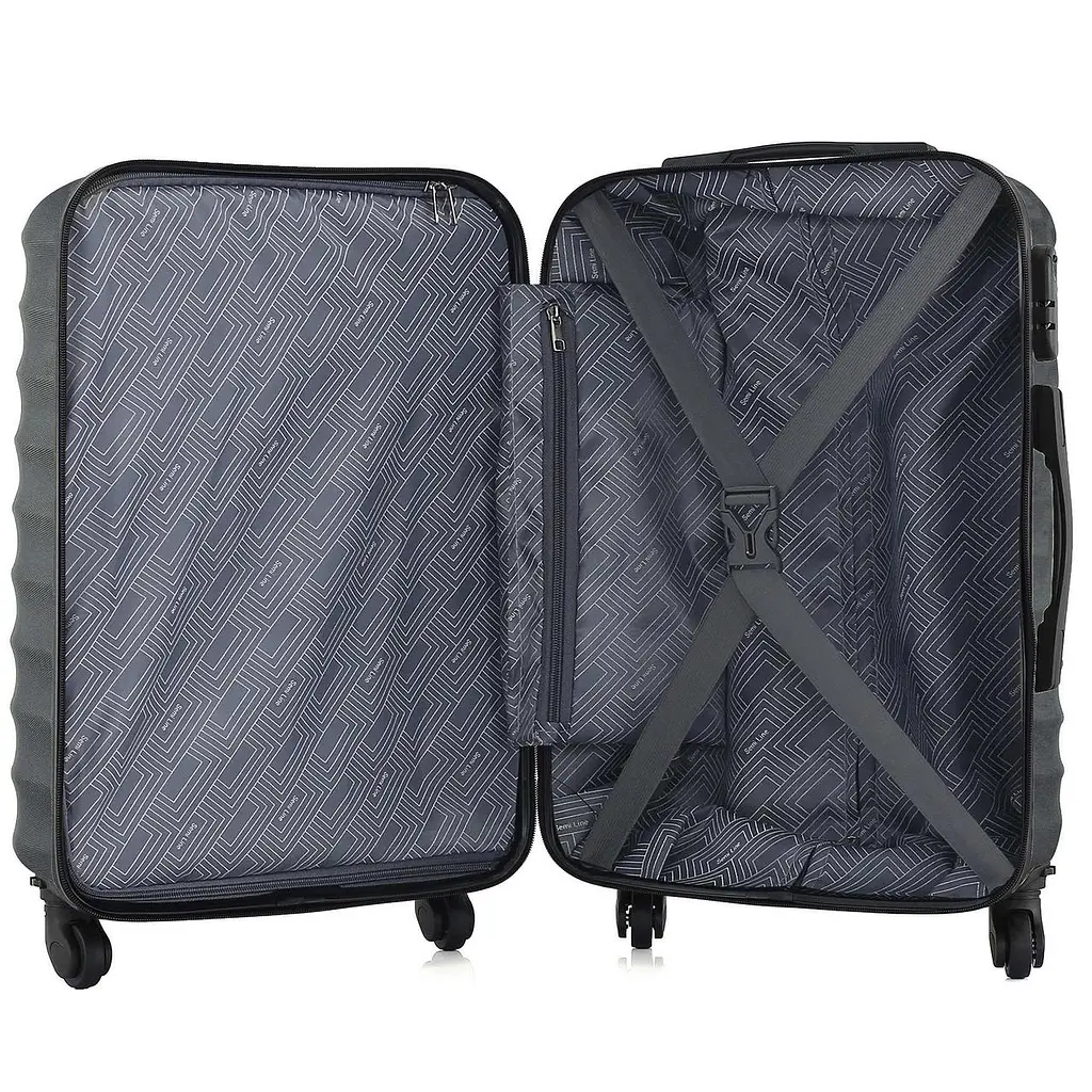 Чемодан Semi Line 22" M Navy (T5577-3) - фото 2