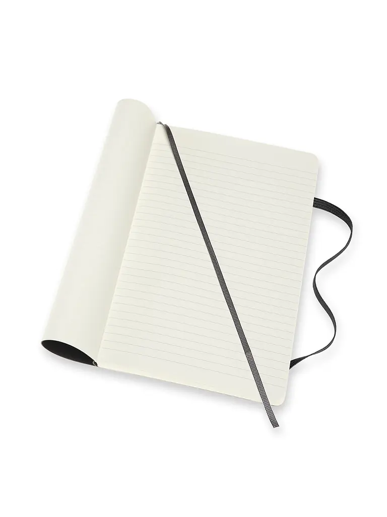 Записник Moleskine Classic середній, Лінійка-Нелінований Чорний М’який (NB313SBK) - фото 4
