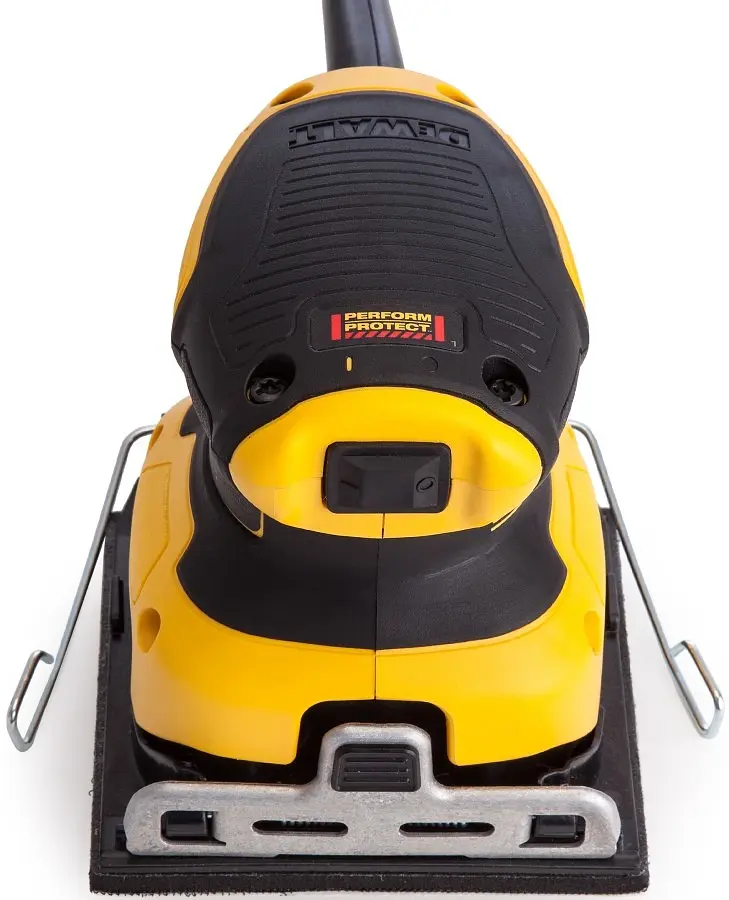 DeWALT Шліфмашина вібраційна DeWalt 230Вт 14000об/хв 108х115мм амплітуда 1.6мм 1.28кг - фото 7