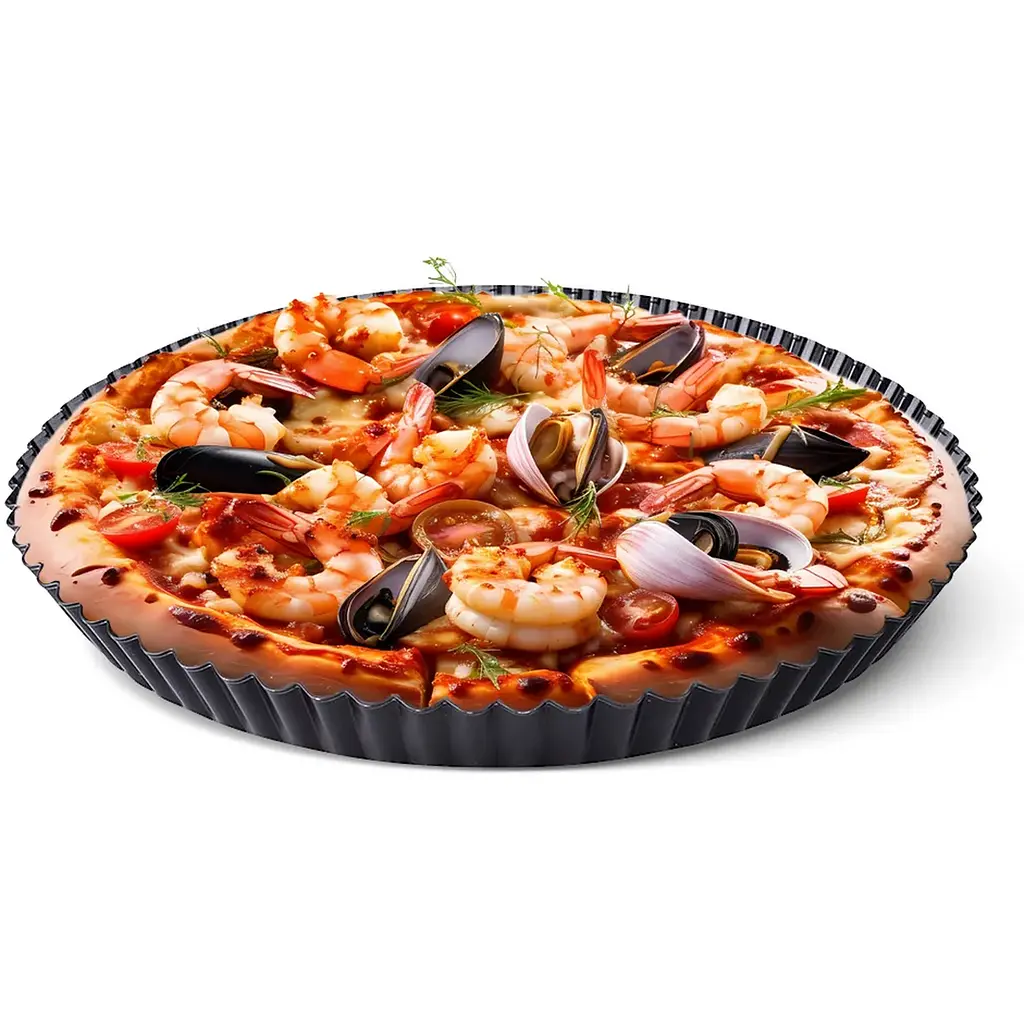 Форма для випікання піци SNB з антипригарним покриттям 27.5 см чорна (99026) - фото 5
