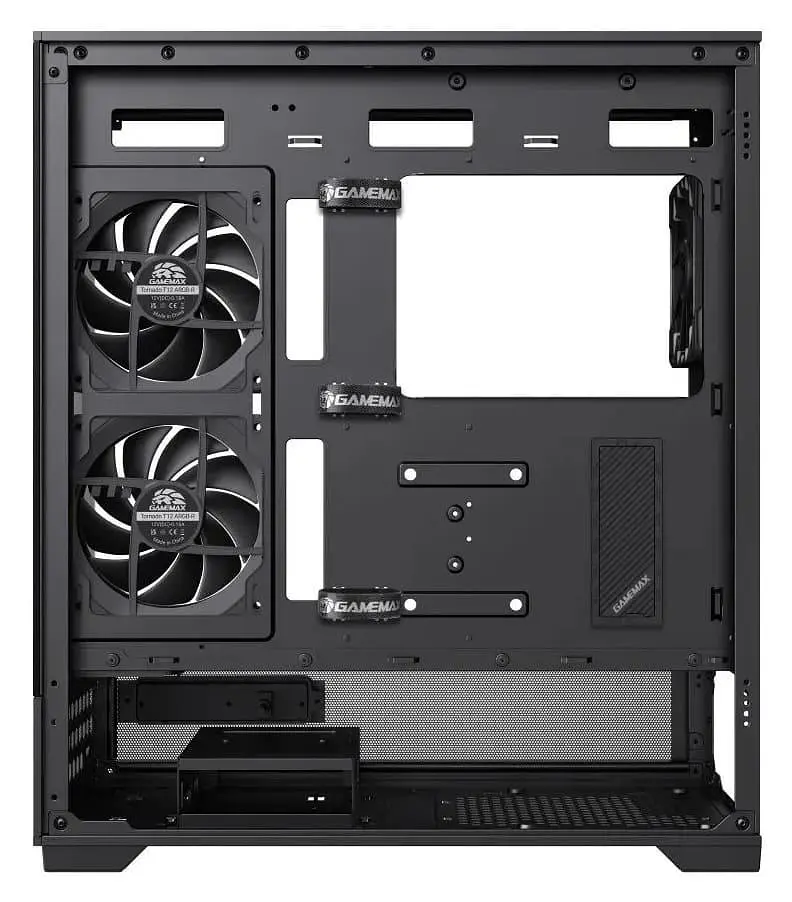 Корпус GameMax Vista 2 A Tempered Glass без БЖ Black (VISTA 2 AB) - фото 5