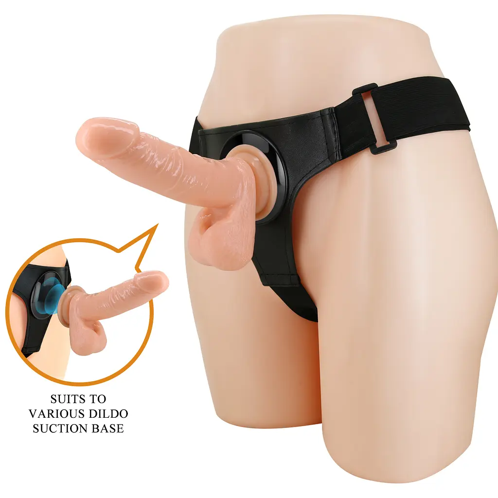 Страпон - Pretty Love Harness Briefs Tom 7.4" - фото 3
