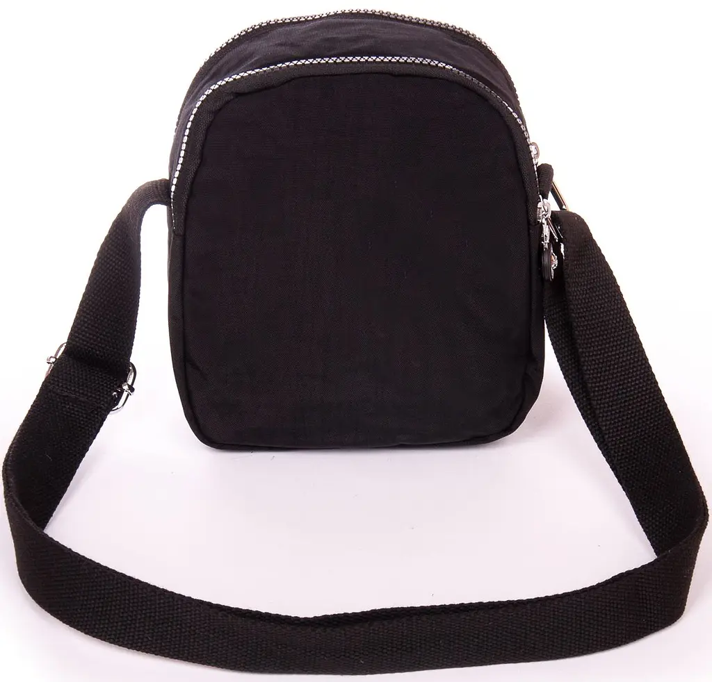 Сумка жіноча JIELSHI 17х19х11 см Чорний (LANC23 black) - фото 3