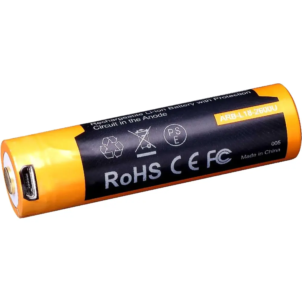 Акумуляторна батарея Fenix ARB-L18-2600U 18650 2600 mAh - фото 2