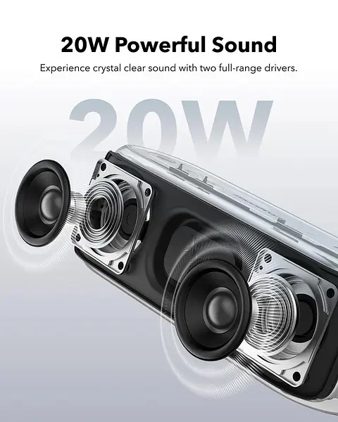 Портативна акустика Anker SoundСore Select 2S Black - фото 2