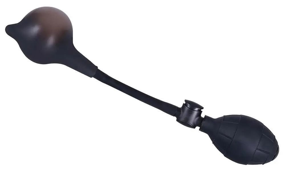 Надувна анальна пробка Simply Anal Balloon 30 см (чорний) - фото 2