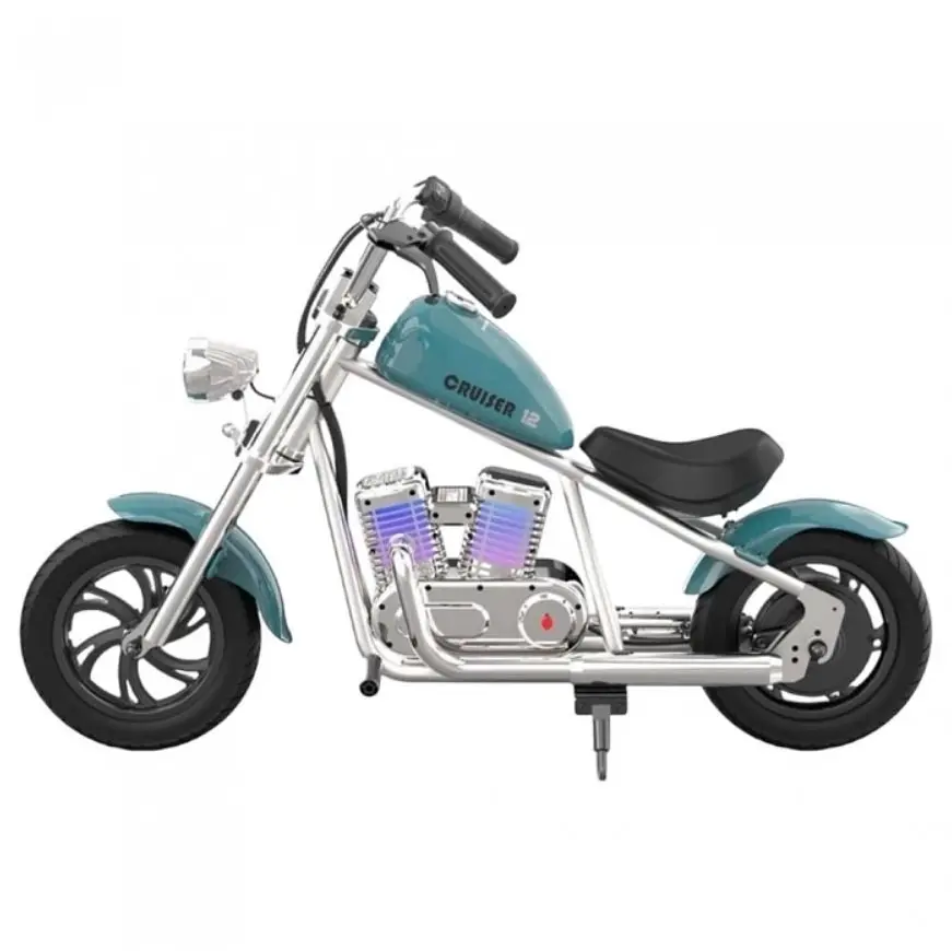 Дитячий електромотоцикл Hyper Gogo Cruiser 12 Plus з додатком 24 В, Green (785034006821) - фото 8