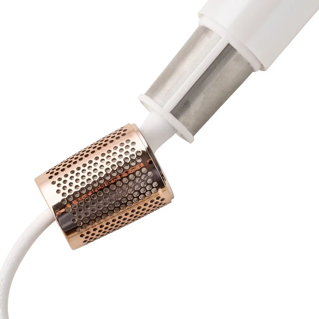 Фен Adler AD 2272 с дисплеем и ионизацией 2 скорости концентратор холодный и горячий воздух 1 шт. белый (33705-IS) - фото 7