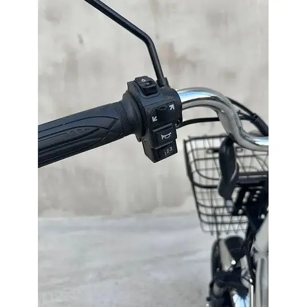 Електровелосипед Minako U18" 600W 60V 26Ah + сидіння/багажник сірий - фото 11