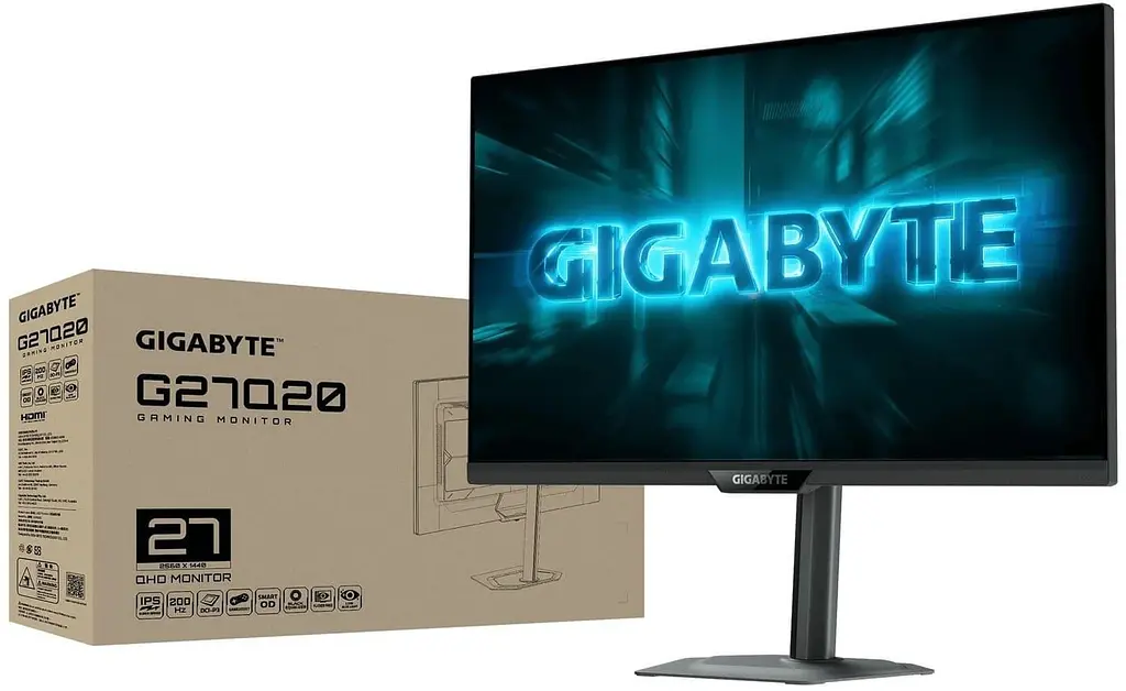 Монітор Gigabyte 27" G27Q20 Gaming Monitor QHD IPS 200Hz (G27Q20 Gaming Monitor) - фото 7
