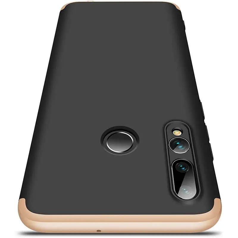 Чохол-накладка GKK 3 in 1 Hard PC Case HuAwei P Smart+ 2019 Gold/Black - фото 2