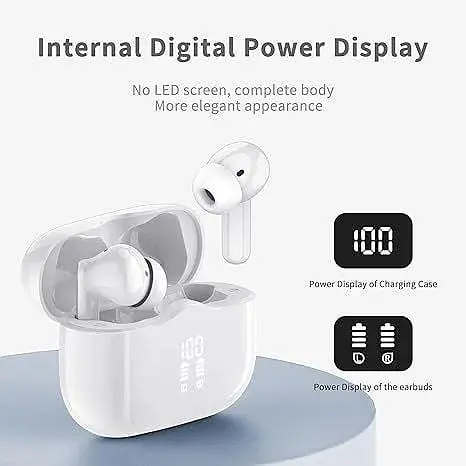 Бездротові водонепроникні навушники Xinwld A97 Pro IP7 Bluetooth White - фото 2