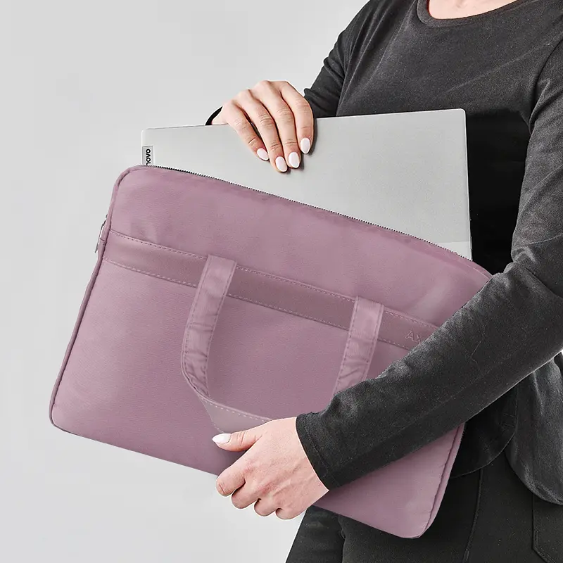 Сумка для документов текстильная Axent А4+ 1 отделение, розовая (1631-01-A) - фото 3