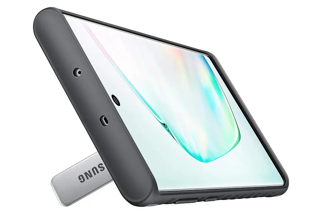 Чохол оригінальний із підставкою Official Protective Standing Cover EF-RN970CSEGRU для Samsung Galaxy Note 10 Silver - фото 5