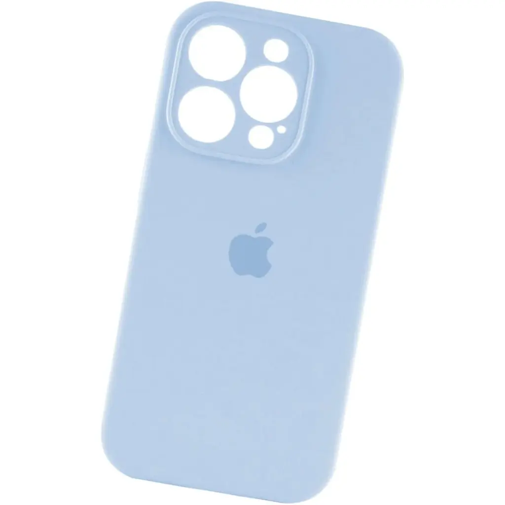Чохол Silicone Case Camera Protect для Apple iPhone 16 Pro Mist Blue AA [117100] - фото 2