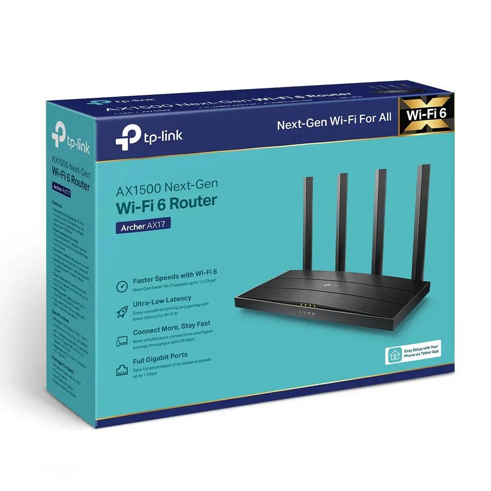Маршрутизатор TP-Link Archer AX17 - фото 6