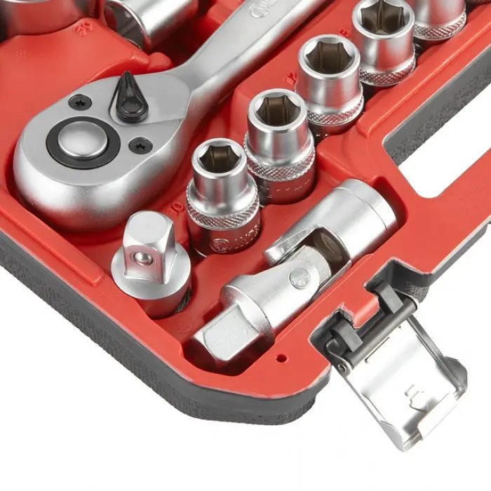 Набір інструментів 1/2" 21 од. Intertool ET-9021 у кейсі - фото 5