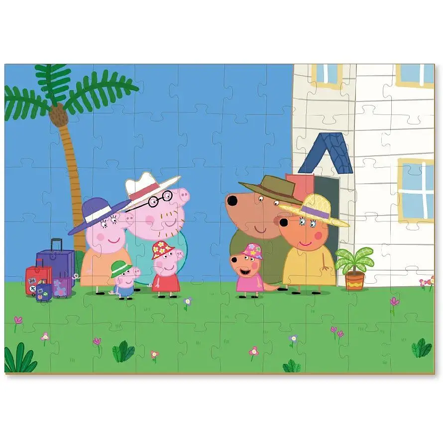 Пазл DoDo Peppa Pig На відпочинку, з фігуркою, 60 елементів, (200121) - фото 2