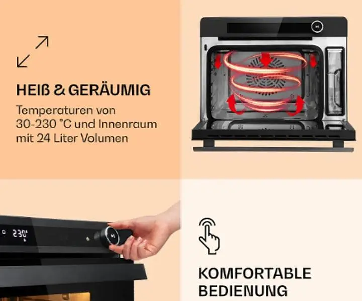 Паровая печь Klarsten VaporChef (10036174) - фото 2