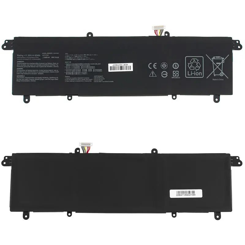 Батарея для ноутбука Asus C31N1821 (ZenBook S13 UX392FA) 11.55V 4330mAh 50Wh Чорний - фото 2