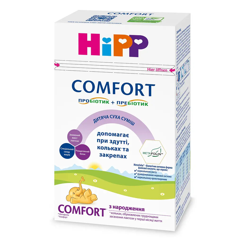 Сomfort Детская Сухая Смесь HiPP с Рождение 600 г - фото 3