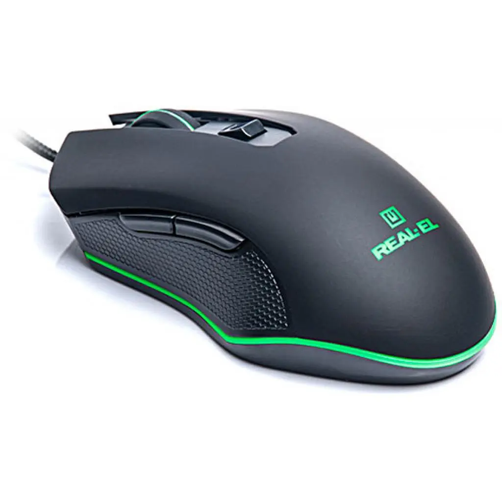 Мишка REAL-EL RM-550 USB Black (EL123200027) - фото 8