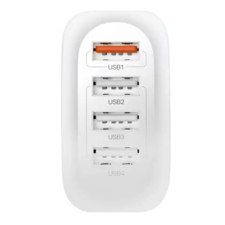 Зарядний пристрій XO L100 4 USB-виходи адаптер живлення 36W - фото 2