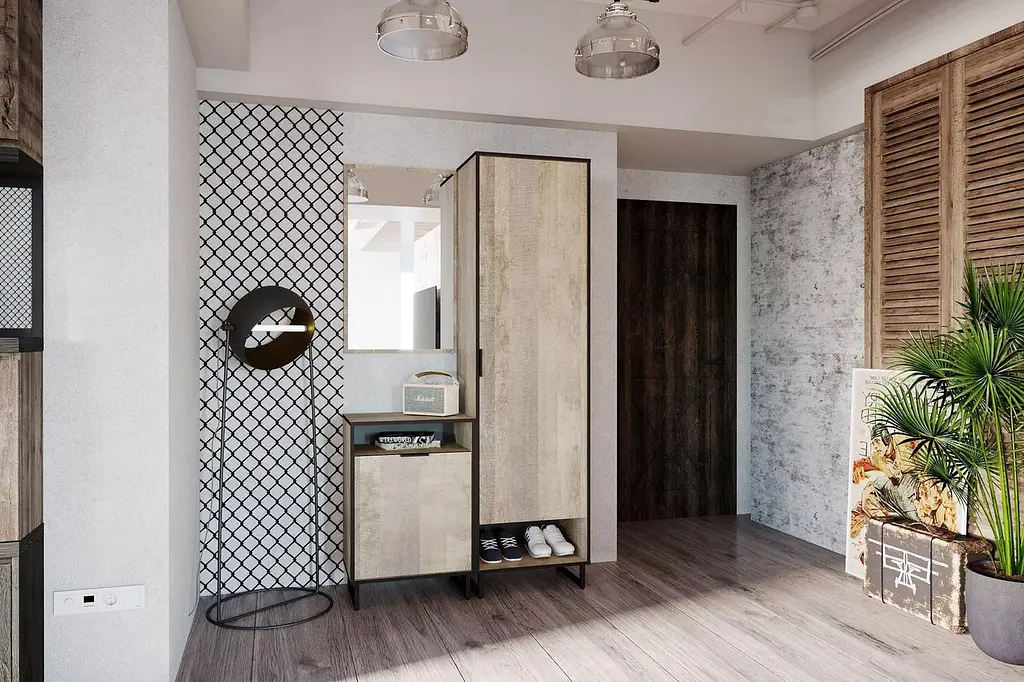 Пенал для будинку Flamecame закритий з полицею RTE-05 - фото 2