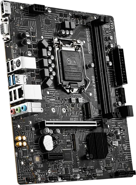 Материнская плата MSI H510M-A LGA 1200 (H510M-A PRO) Б/У - фото 2