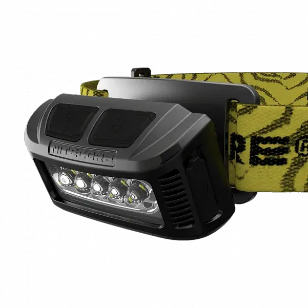 Налобний ліхтар Nitecore NU10 USB з білим та червоним світлом (Чорний) - фото 3