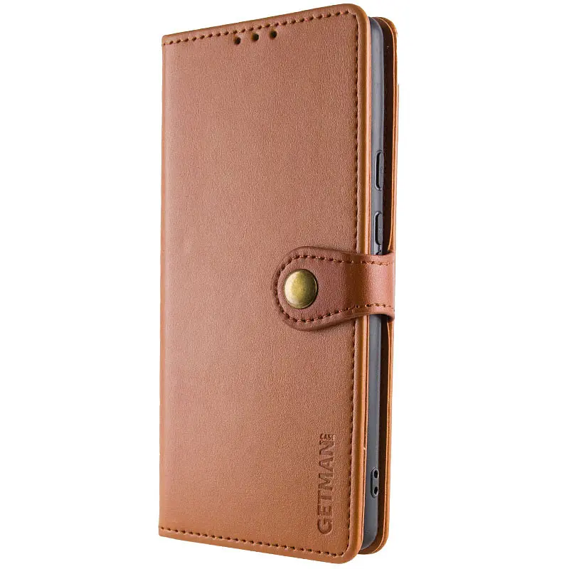 Шкіряний чохол-книжка GETMAN Gallant (PU) для Samsung Galaxy S24 Коричневий - фото 2