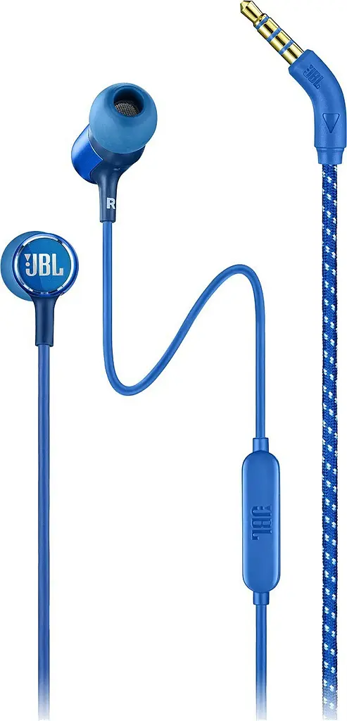 Дротові навушники JBL Live 100 Blue (JBLLIVE100BLU) - фото 2