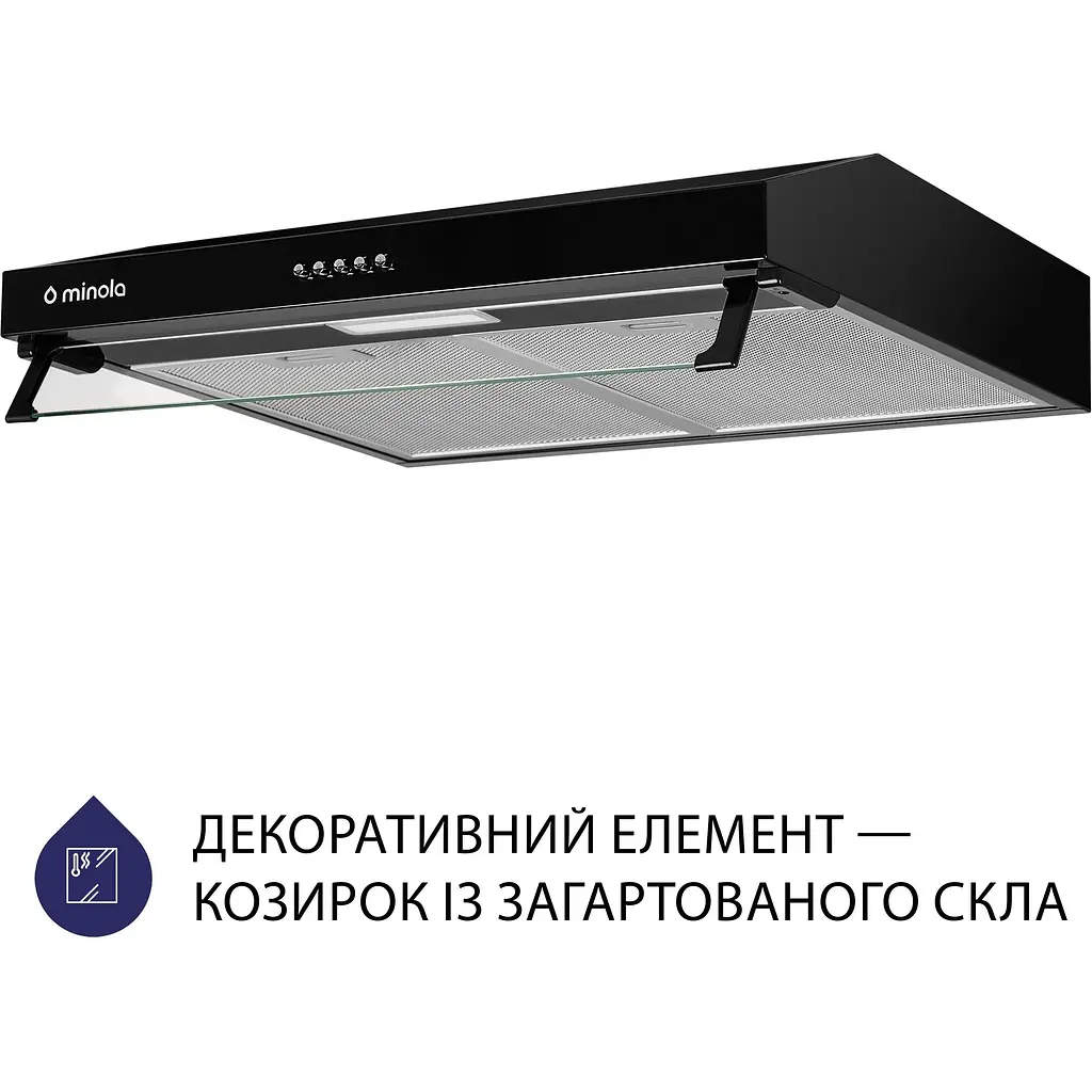 Витяжка Minola HPL 617 BL - фото 3